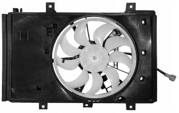Радіатор MZ87028DR Вентилятор mazda 2 dj 2014-23 1.5 skyactiv 21460d470a 21460-d470-a