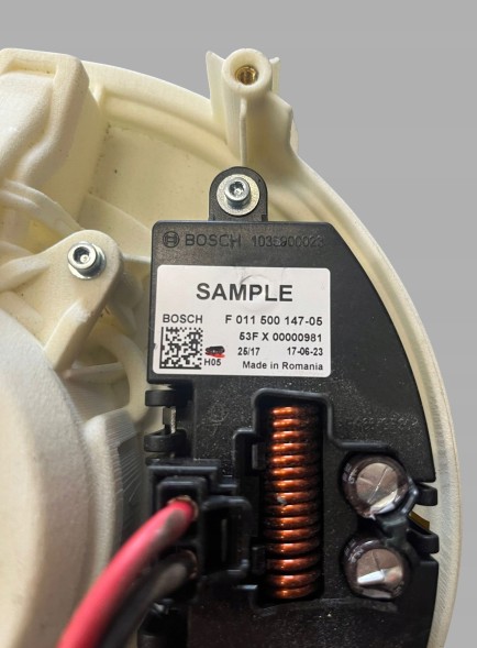 Китай Вентилятор для повітродувки Bosch F011500147