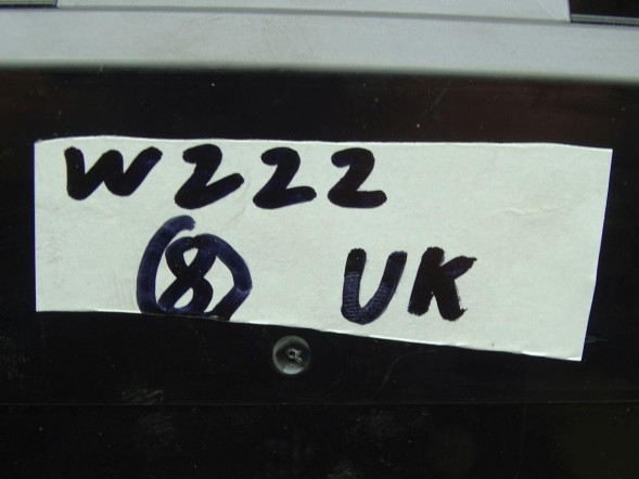 Mercedes-Benz OE A2229009613 GBI_BMW 8 UK MERCEDES S-КЛАС W222 13-20 HEAD UP DISPLAY HUD АНГЛІЄЦЬ RHD UK ОРИГІНАЛ