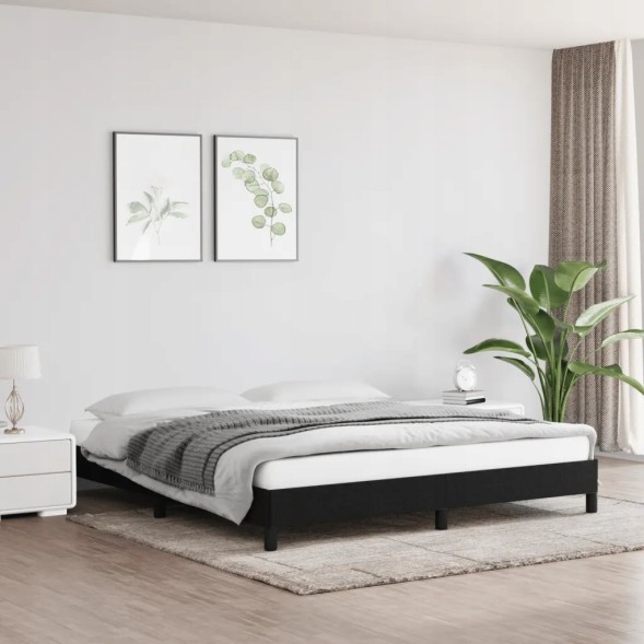 Kale 346730 Каркас ліжка vidaxl, чорний, 160 x 200 см, тканинна оббивка