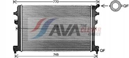 AVA Quality cooling ОХОЛОДЖУВАЧ ПОВІТРЯ ІНТЕРКУЛЕР VN2426