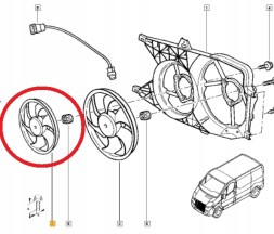 AC 698547240 ВЕНТИЛЯТОР RENAULT ВЛУЧНИЙ II 2006 - 2014 МАЛИЙ