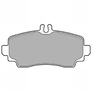 Delphi BG3395,LP1401 Передні диски та колодки DELPHI MERCEDES A W168 A 14