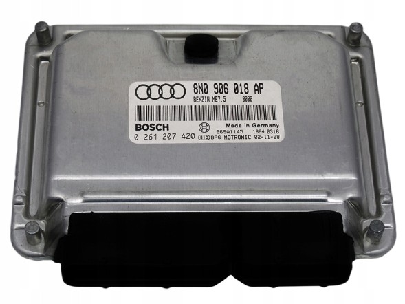 OE КОМП'ЮТЕР ECU AUDI TT 1.8 T 8N0906018AP 0261207420