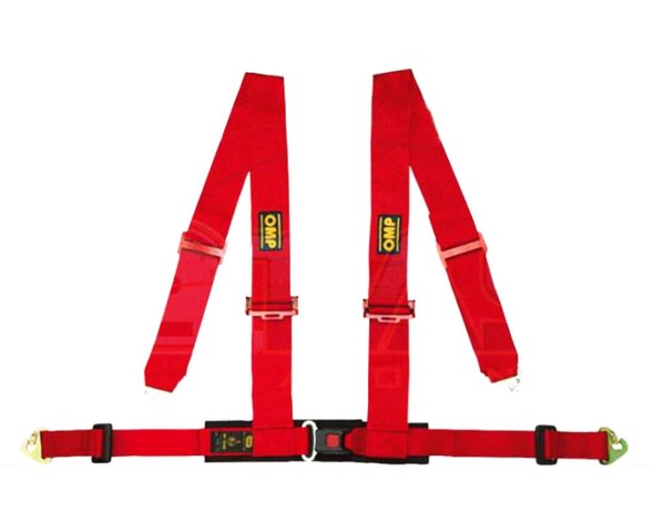 MTuning 4PKT OMP RED Ремені ремні ОМП 4 ПКТ, спортивний тюнінг, атест