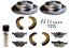 Maxgear ALL3158A Гальмівні диски, колодки, гальмівні супорти комплект BMW 5 E34 ЗАДНІЙ KPL 300мм x 10мм