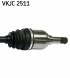 SKF VKJC 2511 Skf vkjc 2511 привідний вал