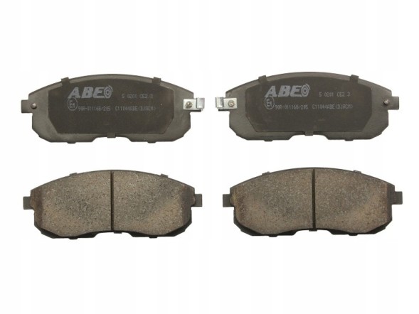 ABE C11044ABE + C31102ABE Накладки + гальмівні диски передні abe Nissan JUKE I 1 F15