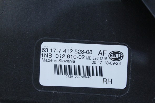 BMW OE 7412528 63177412528 Новий oe галоген протитуманна лампа права bmw g01 x3 g02 x4 7412528