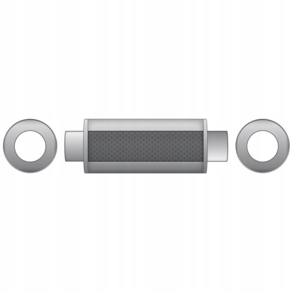 RM Motors SKU RM01/63/150/500 Спортивний прямоточний глушник RM01/63/150/500