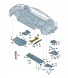 Audi OE 4K080334101C НАКЛИК ПІДЛОГИ СЕРЕДНЯ ПОПЕРЕЧИНА AUDI A6 A7 C8 Автосалон