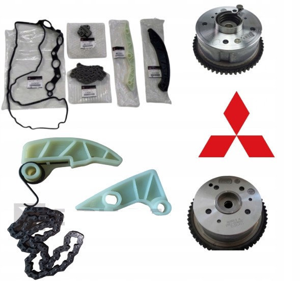 Mitsubishi OE WBEURO/1141A004.0/MN183892/MN183894/1140A073/1035A583/1052B433/1052A809/MN183895/MN183896/1147A015/1147A005/MN183900/MQ300796/MN1838980/MN183893 MITSUBISHI LANCER OUTLANDER КОМПЛЕКТ ГРМ + ШЕСТЕРНІ ГРМ + ПРИВІД МАСЛЯНОГО НАСОСА