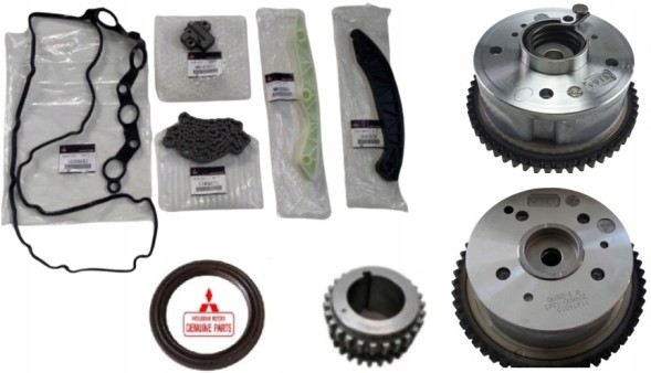 Mitsubishi OE WBEURO/1141A004.0/MN183892/MN183894/1140A073/1035A583/1052B433/1052A809/MN183895/MN183896/1147A015/1147A005/MN183900/MQ300796/MN1838980/MN183893 MITSUBISHI LANCER OUTLANDER КОМПЛЕКТ ГРМ + ШЕСТЕРНІ ГРМ + ПРИВІД МАСЛЯНОГО НАСОСА