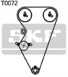 SKF VKMC 07301 Комплект розрідження skf vkmc07301 + водяний насос kpl.