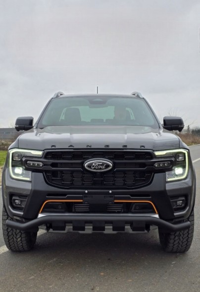 Китай PST28_FR22 Ford Ranger 2022 - Броня передня труба