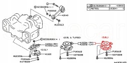 Subaru OE 41022AE110 Подушка кріплення двигуна передня ліва 3.0 H6 SUBARU LEGACY OUTBACK 00-03