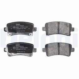 LP2084 DELPHI Комплект гальмівних колодок з 4 шт дисків