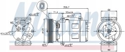 Nissens 89072 Компресор кондиціонера nissens 89072