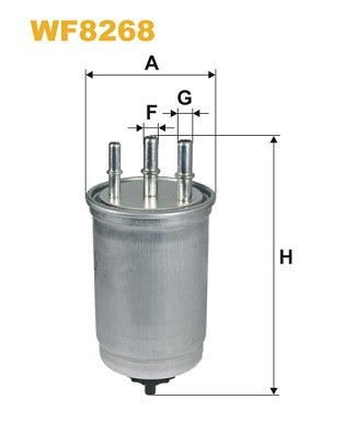 WF8268 WIX FILTERS Фільтр палива