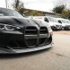 Китай 00520429858 ГРИЛЬ НИРКИ АТРАПА РАДІАТОРА V STYLE BMW M3 G80 G81 G82 G83 КАРБОН