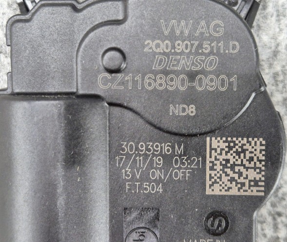 Audi OE 2Q0907511D Audi vw seat skoda двигун налаштування заслінок обігрівача 2q0907511d оригінальний