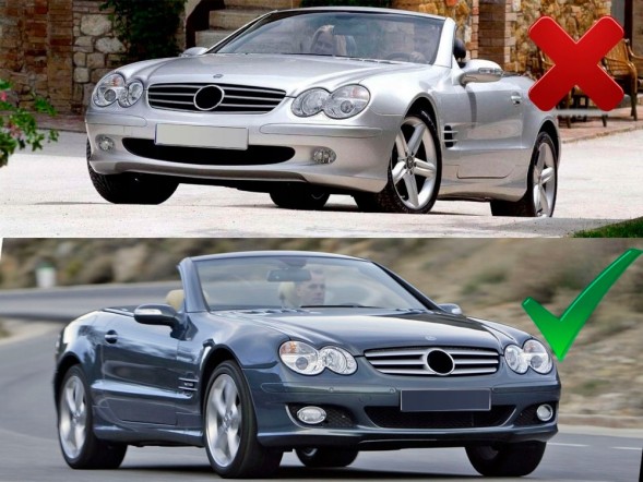 Китай GRMEB6 MHM Решітка радіатора тюнінг Avantgarde AMG для Mercedes SL 230 R230 Lift 2006-08
