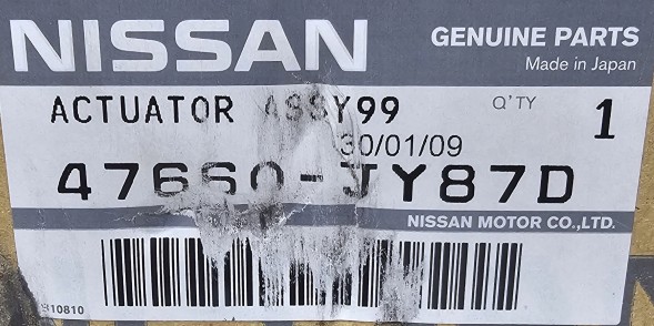 Nissan OE НОВИЙ ОРИГІНАЛЬНИЙ НАСОС ABS NISSAN / RENAULT - 47660-JY87D