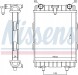 Nissens 606645 Радіатор, система охолодження двигуна nissens 606645
