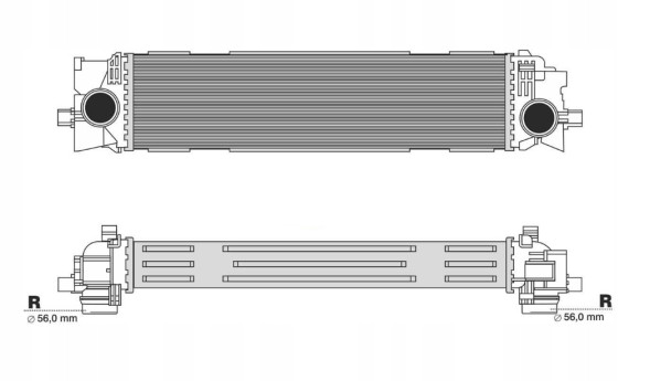 AHE Radio651549815 Інтеркулер volvo xc60 xc90 ii 17- 31410892 31474506 охолоджувач повітря