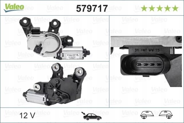Audi OE 8U0955711A zamienny AUDI 4G9955711A, AUDI 4G9955711C, AUDI 8U0955711A Valeo двигун склоочисника audi a1,a6,q3 03.06-10.18 задний