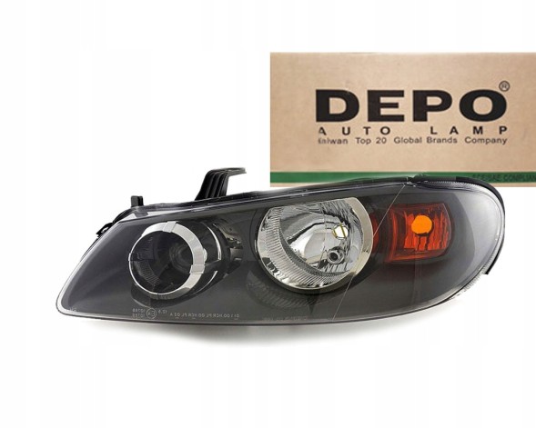 Abakus 215-1196L-LDEM2 Depo 215-1196l-ldem2 прожектор nissan almera 02-чорний рег.Лівий