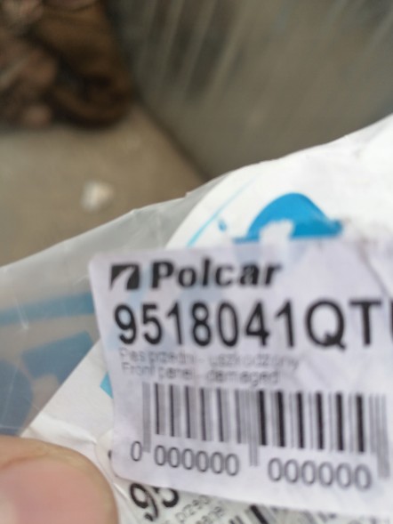Polcar 9518041QT ПЕРЕДНІЙ ПОЯС VOLKSWAGEN ГОЛЬФ ВІ