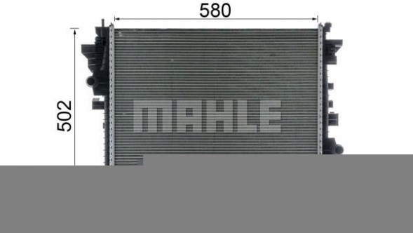 Mahle CR 2598 000P Cr 2598 000p mahle original альфа-охолоджувач romeo giulia 2.0
