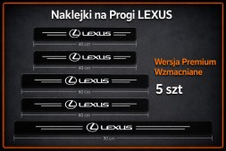 Chiny 766584828 5 шт. Захисні наклейки Lexus на пороги RX NX ES IS GS P