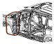 Mazda OE C23568912A УЩІЛЬНЮВАЧ ПОРОЖНИНИ ПЕРЕДНІХ ЛІВИХ ДВЕРЕЙ ОРИГІНАЛ MAZDA 5 2005-2016