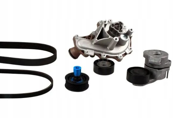 HEPU PK08080 Водяний насос+ зест клинового ременя 6pk pk08080 hepu