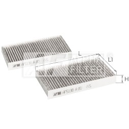 AF5138a 2 ALPHA FILTER Фільтр салону к т 2 шт