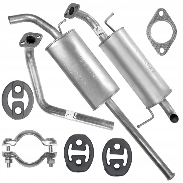 Ferroz ADMT-Q6R5A9V Комплект глушника hyundai getz 02-09 1.1 1.3 1.6 гума