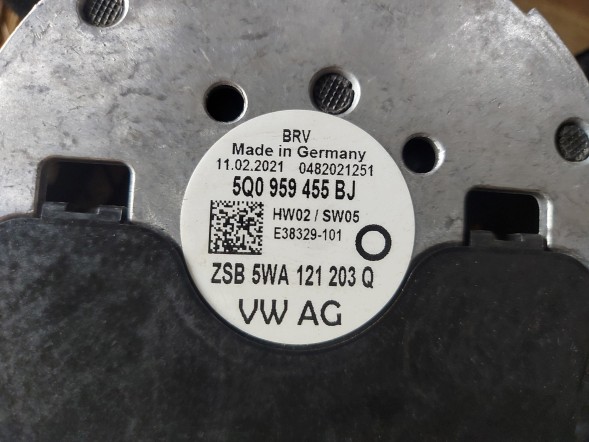 Volkswagen OE ВЕНТИЛЯТОР AUDI TT S3 8Y 5Q0959455BJ 5WA121203Q