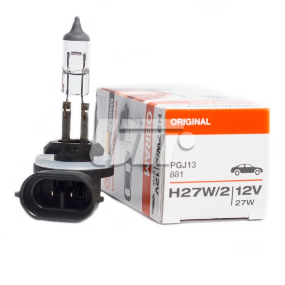 881 OSRAM Автолампа Osram H27 2 12V 27W PGJ13
