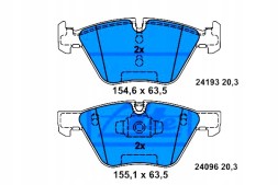 ATE 13.0460-7223.2/ATE Ate колодки хам. Bmw фронт 1 2,0-3,0 05-13 + помічник водія #28