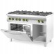 Китай WEW-SC-HP-1000922 Газова плита Hendi з 6 конфорками та електричною духовкою GN1/1, сертифікат CE