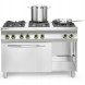 Китай WEW-SC-HP-1000922 Газова плита Hendi з 6 конфорками та електричною духовкою GN1/1, сертифікат CE