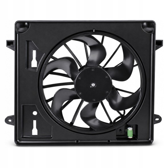 Loro DSP-FDSB 55056642AD 68039593AA 68039594AA 55056642AC 55056642AB 00K55056642AB 00K55056642AD 55056713AB 68039595AA K55056713AB K68039593AA K68039595AA Вентилятор радіатора Jeep Wrangler III JK 3.8 Бензин 200W 55056642AD