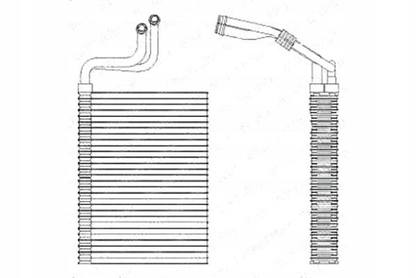 Delphi TSP0525197 Випарник кондиціонера delphi