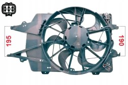 ERA 352082 Era 352082 вентилятор радіатора двигуна 12в