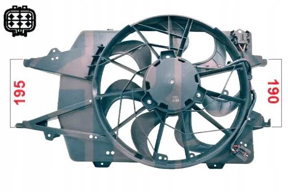 ERA 352082 Era 352082 вентилятор радіатора двигуна 12в