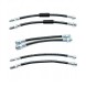 PiterParts 10232130002 Przewody hamulcowe miedziane elastyczne przód tył BMW E30 tarcze Гальмівні трубки BMW e30 передня задня вісь мідні гнучкі диски PL