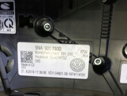 Volkswagen OE ZEGARY LICZNIK VW TIGUAN II 5NA 10-15 5NA920750D ГОДИННИКИ ЛІЧИЛЬНИК VW TIGUAN II 5NA 34186КМ 5NA920750D