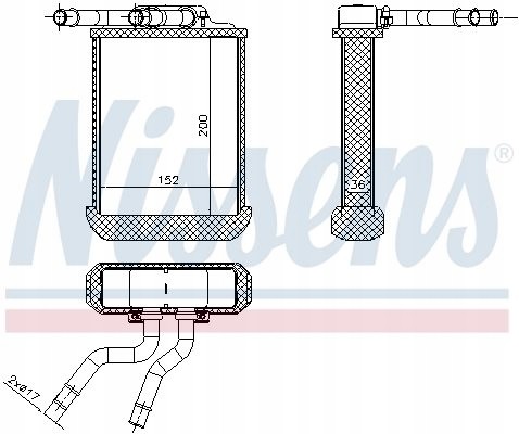 Nissens 72045 Обігрівач - nissens 72045